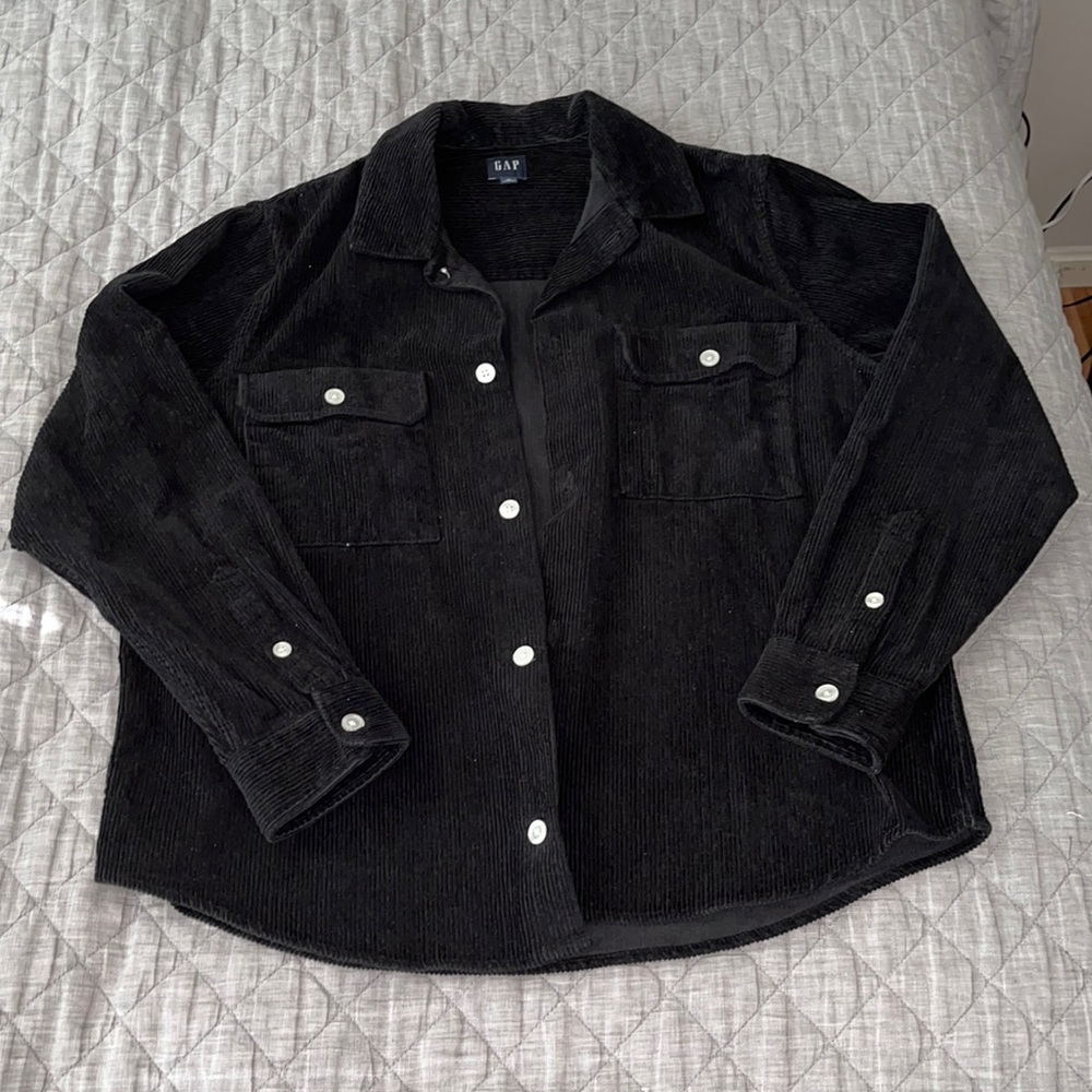 GAP black corduroy jacket